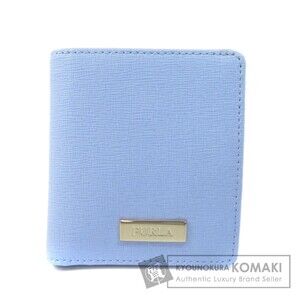 Furla logo plate bifold Wallet leather